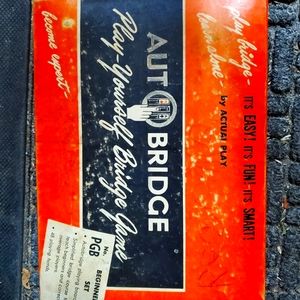 Auto Bridge, play yourself bridge games vintage